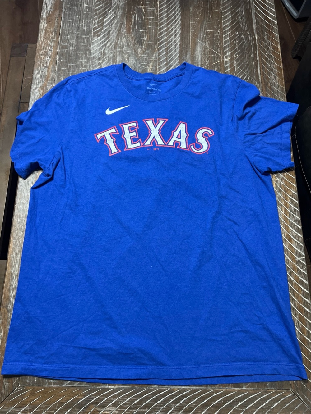 Nike Texas Rangers Jonah Heim #28 MLB Player T-Shirt Men’s XL